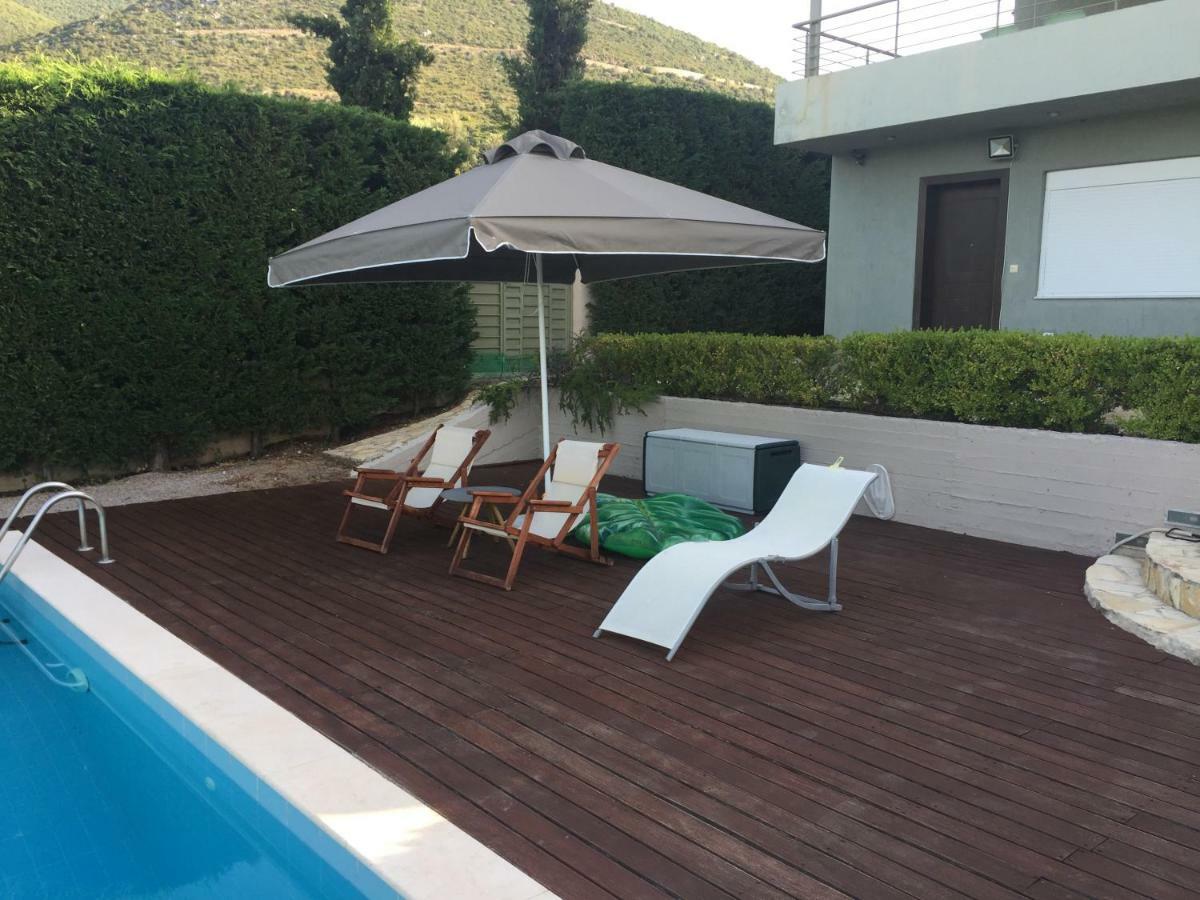 Villa Skorponeria, Pool & Sea Skroponeria Luaran gambar
